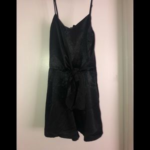 Black Velvet Romper